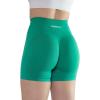 imageAUROLA Intensify Workout Shorts for Women Seamless Scrunch Short Gym Yoga Running Sport Active Exercise Fitness ShortsGolf Green