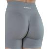 imageAUROLA Intensify Workout Shorts for Women Seamless Scrunch Short Gym Yoga Running Sport Active Exercise Fitness ShortsGull Grey