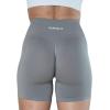 imageAUROLA Intensify Workout Shorts for Women Seamless Scrunch Short Gym Yoga Running Sport Active Exercise Fitness ShortsGull Grey