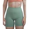 imageAUROLA Intensify Workout Shorts for Women Seamless Scrunch Short Gym Yoga Running Sport Active Exercise Fitness ShortsIceberg Green