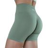 imageAUROLA Intensify Workout Shorts for Women Seamless Scrunch Short Gym Yoga Running Sport Active Exercise Fitness ShortsIceberg Green