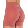 imageAUROLA Intensify Workout Shorts for Women Seamless Scrunch Short Gym Yoga Running Sport Active Exercise Fitness ShortsMineral Red