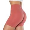 imageAUROLA Intensify Workout Shorts for Women Seamless Scrunch Short Gym Yoga Running Sport Active Exercise Fitness ShortsMineral Red