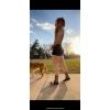imageAUROLA Intensify Workout Shorts for Women Seamless Scrunch Short Gym Yoga Running Sport Active Exercise Fitness ShortsPack3 Pieces Black