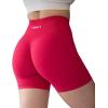 imageAUROLA Intensify Workout Shorts for Women Seamless Scrunch Short Gym Yoga Running Sport Active Exercise Fitness ShortsPackblackPinkDiva Blue