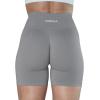 imageAUROLA Intensify Workout Shorts for Women Seamless Scrunch Short Gym Yoga Running Sport Active Exercise Fitness ShortsPackblackSteel GreySliver Sconce