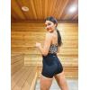 imageAUROLA Intensify Workout Shorts for Women Seamless Scrunch Short Gym Yoga Running Sport Active Exercise Fitness ShortsPackblackTuxedo BlueChestnut Brown