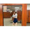 imageAUROLA Intensify Workout Shorts for Women Seamless Scrunch Short Gym Yoga Running Sport Active Exercise Fitness ShortsPackblackTuxedo BlueChestnut Brown
