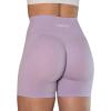 imageAUROLA Intensify Workout Shorts for Women Seamless Scrunch Short Gym Yoga Running Sport Active Exercise Fitness ShortsPastel Lilacsheer