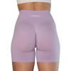 imageAUROLA Intensify Workout Shorts for Women Seamless Scrunch Short Gym Yoga Running Sport Active Exercise Fitness ShortsPastel Lilacsheer