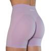 imageAUROLA Intensify Workout Shorts for Women Seamless Scrunch Short Gym Yoga Running Sport Active Exercise Fitness ShortsPastel Lilacsheer