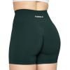 imageAUROLA Intensify Workout Shorts for Women Seamless Scrunch Short Gym Yoga Running Sport Active Exercise Fitness ShortsPonderosa Green