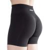 imageAUROLA Intensify Workout Shorts for Women Seamless Scrunch Short Gym Yoga Running Sport Active Exercise Fitness ShortsSeal Brown