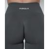 imageAUROLA Intensify Workout Shorts for Women Seamless Scrunch Short Gym Yoga Running Sport Active Exercise Fitness ShortsSteel Grey