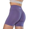 imageAUROLA Intensify Workout Shorts for Women Seamless Scrunch Short Gym Yoga Running Sport Active Exercise Fitness ShortsViolet