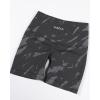 imageAUROLA Serpent Seamless Scrunch Workout Shorts for WomenTummy Control Squat Proof Ribbed Thick Active Gym ShortChestnut Brown
