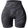 imageAUROLA Serpent Seamless Scrunch Workout Shorts for WomenTummy Control Squat Proof Ribbed Thick Active Gym ShortChestnut Brown