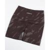 imageAUROLA Serpent Seamless Scrunch Workout Shorts for WomenTummy Control Squat Proof Ribbed Thick Active Gym ShortEspresso