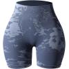 imageAUROLA Serpent Seamless Scrunch Workout Shorts for WomenTummy Control Squat Proof Ribbed Thick Active Gym ShortFolkstone Gray