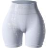 imageAUROLA Serpent Seamless Scrunch Workout Shorts for WomenTummy Control Squat Proof Ribbed Thick Active Gym ShortSerpent Gray Dawn