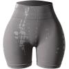 imageAUROLA Serpent Seamless Scrunch Workout Shorts for WomenTummy Control Squat Proof Ribbed Thick Active Gym ShortSerpent Mocha