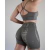 imageAUROLA Serpent Seamless Scrunch Workout Shorts for WomenTummy Control Squat Proof Ribbed Thick Active Gym ShortSerpent Mocha