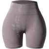 imageAUROLA Serpent Seamless Scrunch Workout Shorts for WomenTummy Control Squat Proof Ribbed Thick Active Gym ShortSerpent Purple Dove
