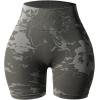 imageAUROLA Serpent Seamless Scrunch Workout Shorts for WomenTummy Control Squat Proof Ribbed Thick Active Gym ShortWinter Moss