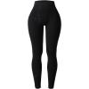 imageAUROLA Serpent Snake Seamless Scrunch Workout Leggings for WomenGirls Squat Proof Ribbed Thick Active Gym PantsBlack