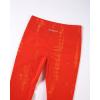 imageAUROLA Serpent Snake Seamless Scrunch Workout Leggings for WomenGirls Squat Proof Ribbed Thick Active Gym PantsHalloween Orange