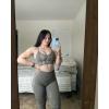 imageAUROLA Serpent Snake Seamless Scrunch Workout Leggings for WomenGirls Squat Proof Ribbed Thick Active Gym PantsMocha
