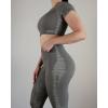imageAUROLA Serpent Snake Seamless Scrunch Workout Leggings for WomenGirls Squat Proof Ribbed Thick Active Gym PantsMocha
