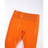 imageAUROLA Serpent Snake Seamless Scrunch Workout Leggings for WomenGirls Squat Proof Ribbed Thick Active Gym PantsPersimmon Orange