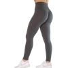 imageAUROLA CAMO Collection Workout Leggings for Women Subtle Logo Seamless Scrunch Gym Tights Yoga Running Active PantsCamolight Grey
