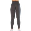 imageAUROLA CAMO Collection Workout Leggings for Women Subtle Logo Seamless Scrunch Gym Tights Yoga Running Active PantsCamolight Grey