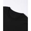 imageAUROLA Everyday Tshirt for Women Workout Tops Short Sleeve Lightweight Shirts Yoga Running Gym Athletic Tee TopBlack