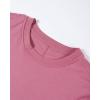imageAUROLA Everyday Tshirt for Women Workout Tops Short Sleeve Lightweight Shirts Yoga Running Gym Athletic Tee TopLotus Red