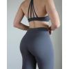 imageAUROLA Fire Flare Leggings for Women Crossover High Waisted Yoga Pants Tummy Control Wide Leg Bootcut LeggingsSteel Gray