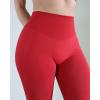 imageAUROLA Impressive Women Workout Leggings High Waist Yoga Pants Seamless Running Athletic Leggings for WomenChili Red
