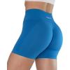 imageAUROLA Intensify V20 Womens Workout Shorts Athletic Running Shorts Seamless High Waist Sport Gym Yoga ShortsDiva Blue