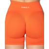 imageAUROLA Intensify V20 Womens Workout Shorts Athletic Running Shorts Seamless High Waist Sport Gym Yoga ShortsFlame Orange