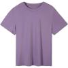 imageAUROLA Everyday Tshirt for Women Workout Tops Short Sleeve Lightweight Shirts Yoga Running Gym Athletic Tee TopFair Orchid