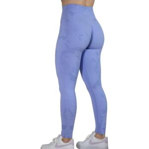 imageAUROLA CAMO Collection Workout Leggings for Women Subtle Logo Seamless Scrunch Gym Tights Yoga Running Active PantsCamojacaranda