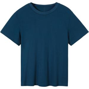 imageAUROLA Everyday Tshirt for Women Workout Tops Short Sleeve Lightweight Shirts Yoga Running Gym Athletic Tee TopMoroccan Blue