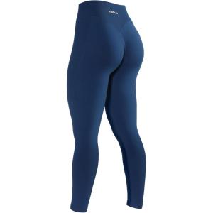 imageAUROLA Impressive Women Workout Leggings High Waist Yoga Pants Seamless Running Athletic Leggings for WomenEnsign Blue