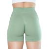 imageAUROLA CAMO Workout Shorts for Women Seamless Subtle Logo Scrunch ShortsCamobean Green