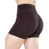 imageAUROLA CAMO Workout Shorts for Women Seamless Subtle Logo Scrunch ShortsCamocoffee