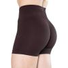 imageAUROLA CAMO Workout Shorts for Women Seamless Subtle Logo Scrunch ShortsCamocoffee