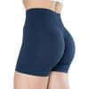 imageAUROLA CAMO Workout Shorts for Women Seamless Subtle Logo Scrunch ShortsCamodark Blue