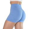 imageAUROLA CAMO Workout Shorts for Women Seamless Subtle Logo Scrunch ShortsCamoserenity Blue